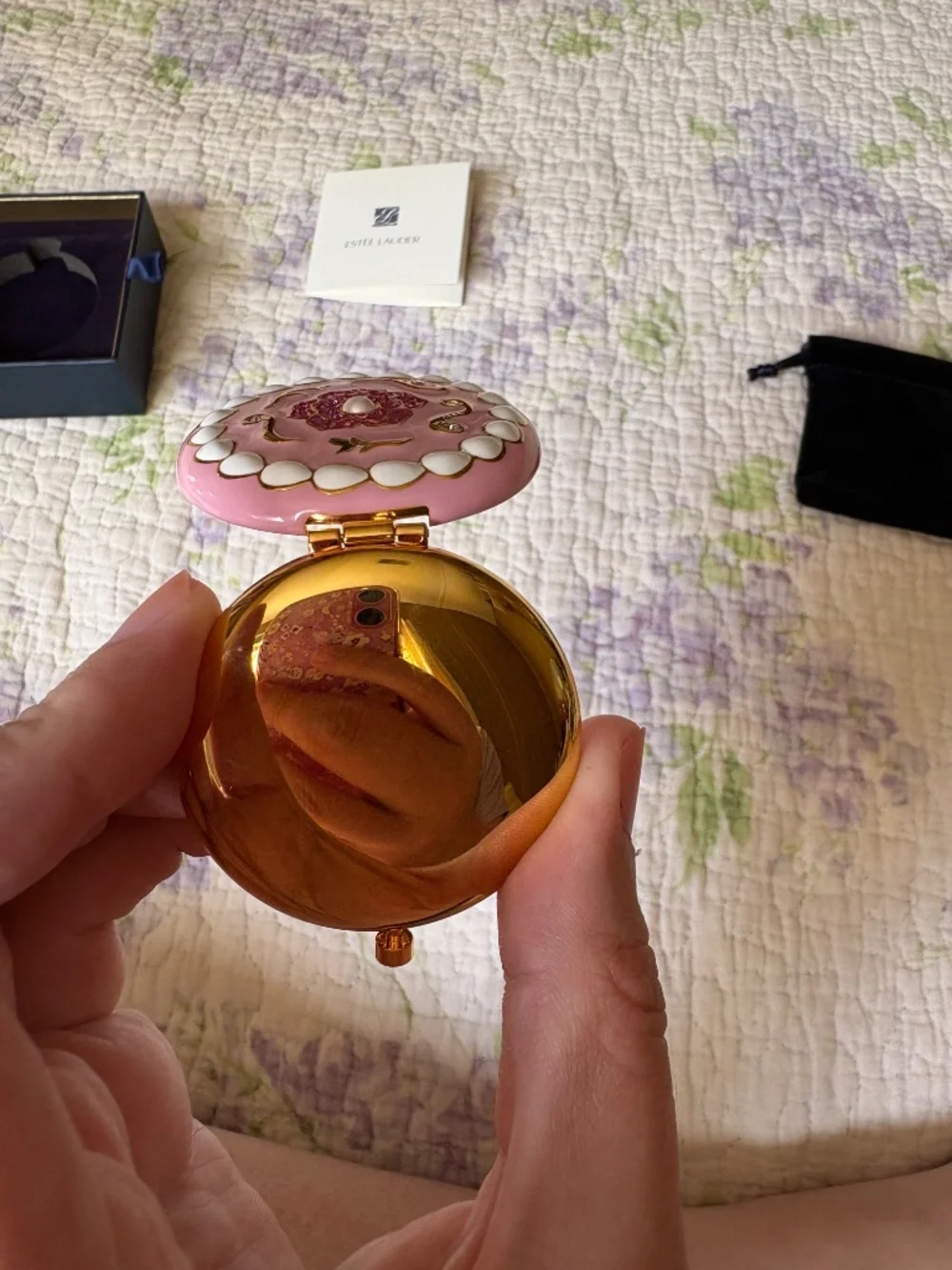 Estée Lauder Pink Gateau Compact by Monica Kosann